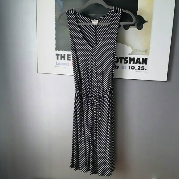 Merona Dresses & Skirts - Black and white striped sundress